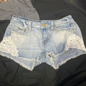 00 denim shorts
